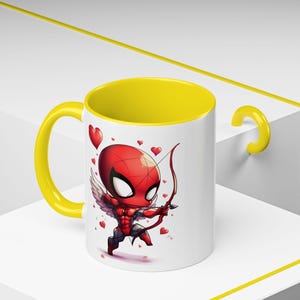 Spider-man and Venom Valentines Day Accent Coffee Mug (11oz) image 7