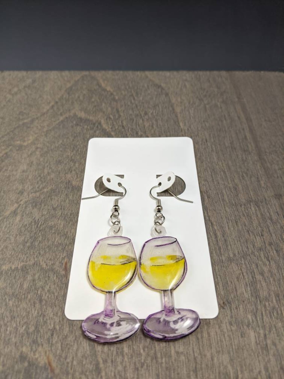 WINE EARRINGS White Wine Earrings Chardonnay Gifts Pinot Etsy