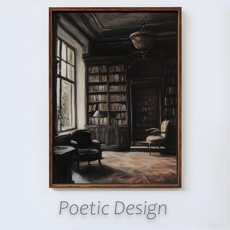 Library Wall Art - Etsy