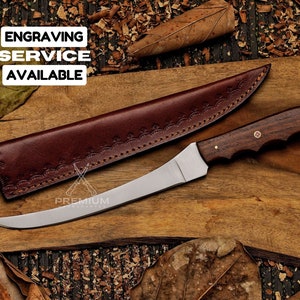 13&quot; Fishing Fillet Custom Handmade Stainless Steel Fillet Knife Gift For Husband Personalized Gift For Mother Gift For Friend Christmas Gift