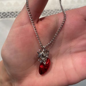 Skull Sword Necklace, Ribcage Necklace, Heart and Wings, Skeleton ...