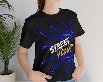 Street Vibes Graphic T Shirt, Unisex Streetwear Tee, Urban Cotton Shirt