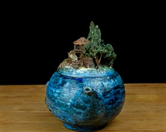 Handmade Ceramic Teapot – Artisan Pottery Tea Kettle, Unique Gift for Tea Lovers