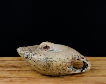 Handmade Ceramic Teapot – Artisan Pottery Tea Kettle, Unique Gift for Tea Lovers