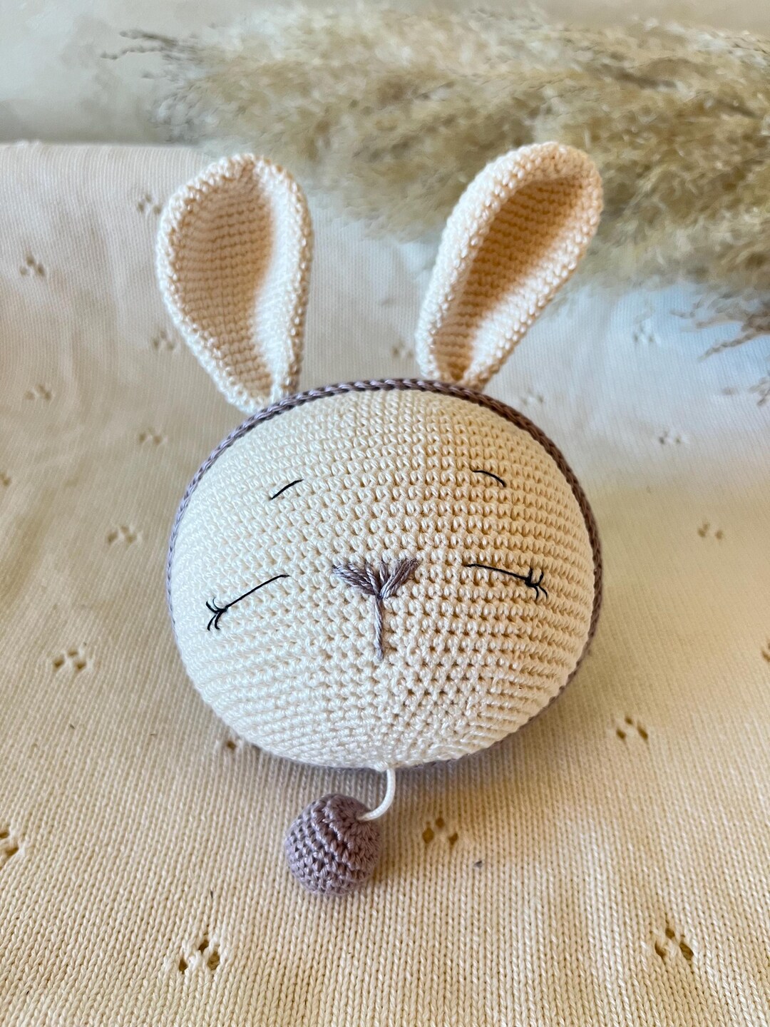 Bunny Musical Crib, Crochet Bunny Toy, Newborn Gifts, Baby Shower Gifts ...