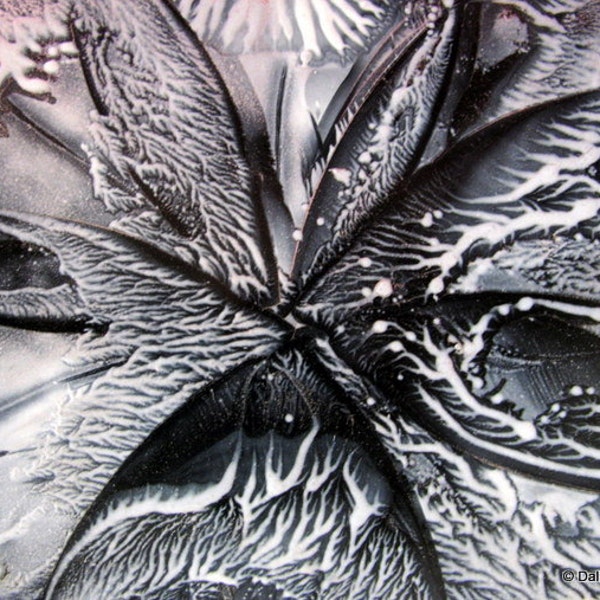 INVENTORY CLEARANCE 4X6 Orion's Galaxies - Encaustic (Wax) Abstract Original Painting. Black. White. Windows to the Soul