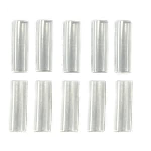May include: Ten clear plastic heat shrink tubing pieces.