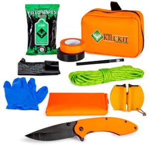 Ultimate Kill Kit - Organizador de accesorios de caza tácticos para supervivencia / Regalos de Navidad para hombres - Cuchillo de caza - ¿Qué es un kit de exterminio?