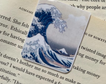 Hokusai The Great Wave Magnetic Bookmark Art Lover Gift