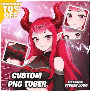 CUSTOM PNGTUBER | PNGtuber Commission | PNG tuber | Commission | PNGtuber | PNGtuber Model | Free pngtuber | Vtuber | Vtuber model | Live2d