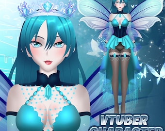 Fully Rigged premade vtuber mode | vtuber model | live2d | live2d vtuber | Live2d model | vtuber model female | vtuber assets | ready to use