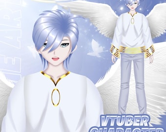 Fully Rigged Premade | live2d | vtuber model | vtuber male | vtuber | premade model | male vtuber model | Live2d model | ready to use