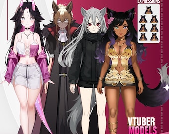 Custom VTuber Model | Live2D Design & Rigging with VBridger | Stream-Ready Avatar
