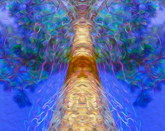 Tree of Souls Canvas Print 16 X 20 inches. Photography & Photoshop by Wolf