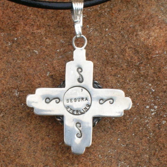 Bound Cross Artisan 925 Solid Sterling Silver 1.25 inch Necklace by SmithSilver 