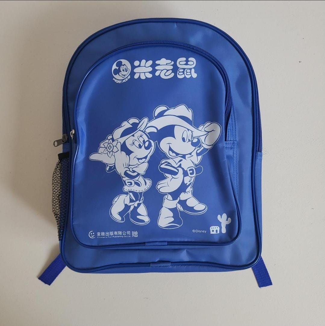 旅行かばん・小分けバッグ Mickey Mouse Vintage Backpack Large 90s