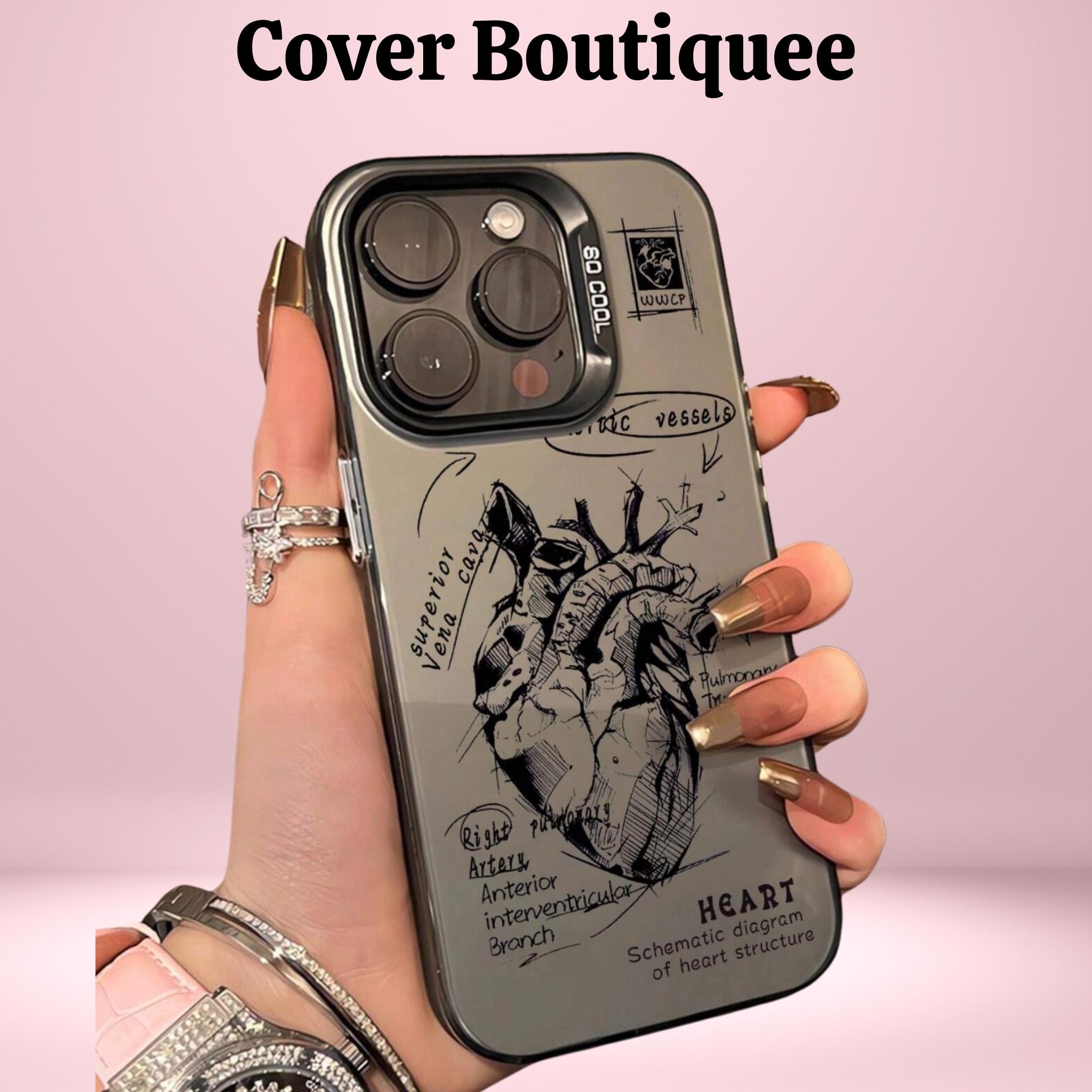 Anatomical Heart iPhone Case: Medical Sketch Diagram - Etsy