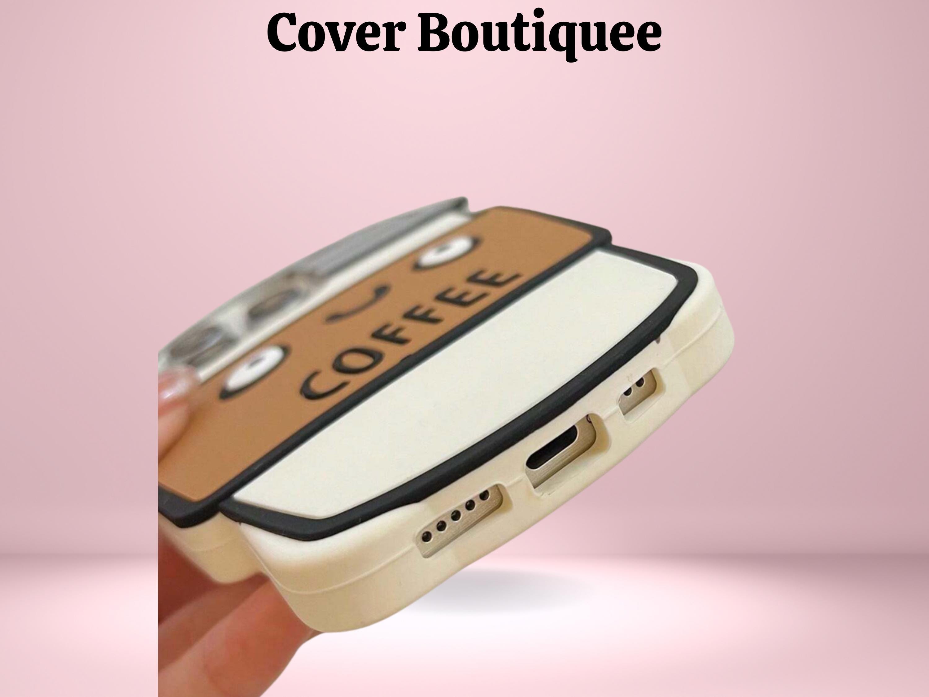 3D Coffee Cup iPhone Case: Soft Silicone Kawaii Cover - Etsy