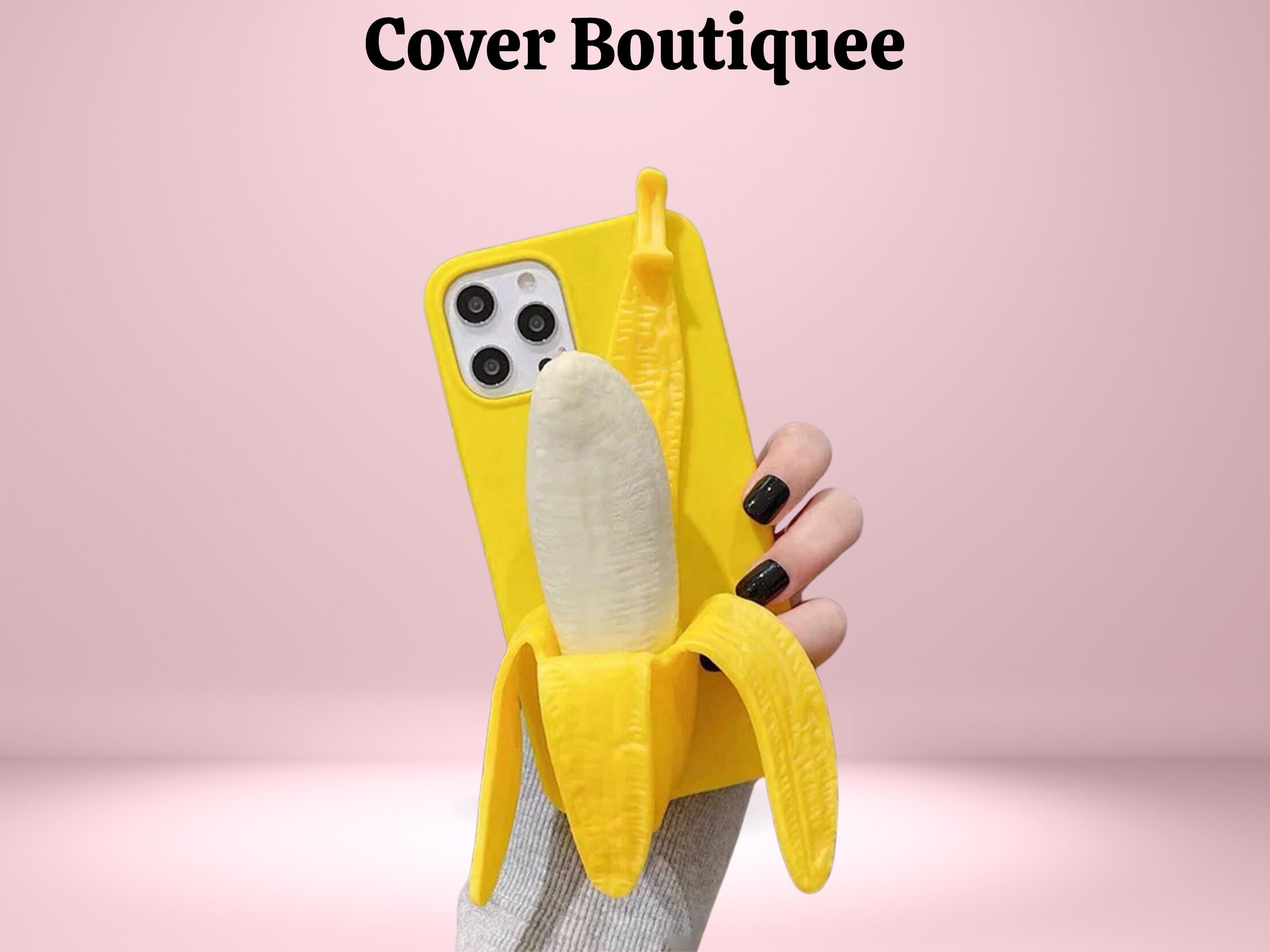 3D Banana Handyhülle Für IPhone 12–15 Pro Max – Lustiges Design, Weiches Silikon, Stoßfest & Mit Standfunktion, Ideal Als Geschenk