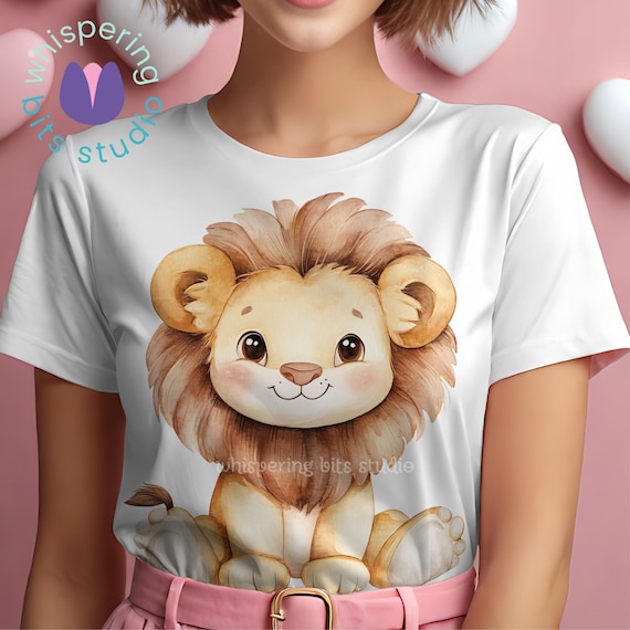 León PNG, León de safari, León de acuarela, Bebé león para