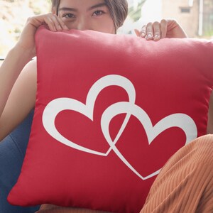 Romantisches Herzkissen, Kissen der wahren Liebe, Valentinstagdekor, Hochzeitsgeschenk, Hauptakzent, elegantes Schlafzimmerkissen