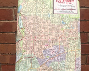 Vintage Los Angeles Map Journal