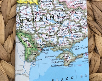 Ukraine Mini Map Journal