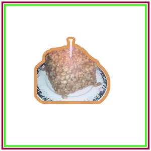 Cursed Bean Cake Vinyl Sticker – Weirdcore Gag Gift