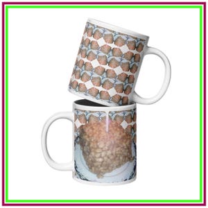 Hilarious Birthday Mug – Single Bean Cake Pattern – 20oz Absurd Gag Gift Coffee Cup