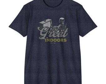 The Indoors Graphic T-Shirt, Unisex Cotton-Blend Tee