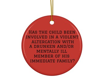 Home Alone Cop Dialog Tree Ornament – Hilarious Holiday Decor for Tree Lovers