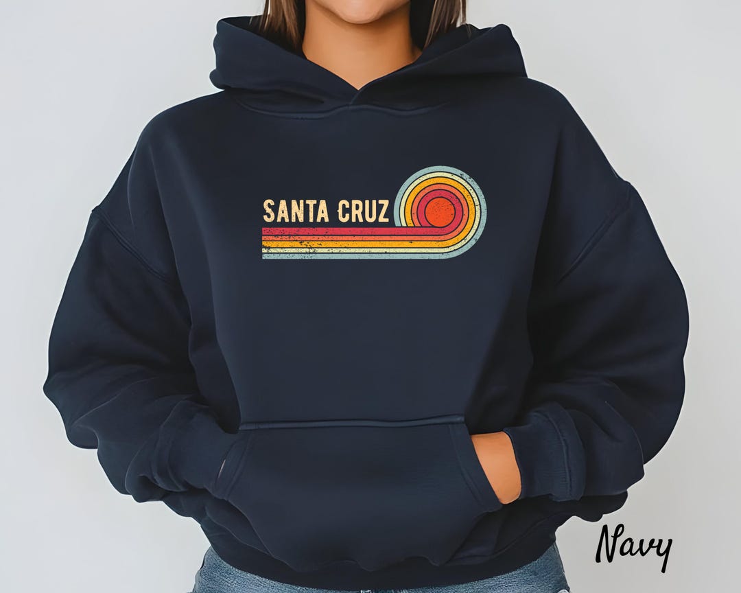 Sudadera Con Capucha De Graffiti Retro De Santa Cruz California – Estilo Urbano Para Cualquier Ocasión