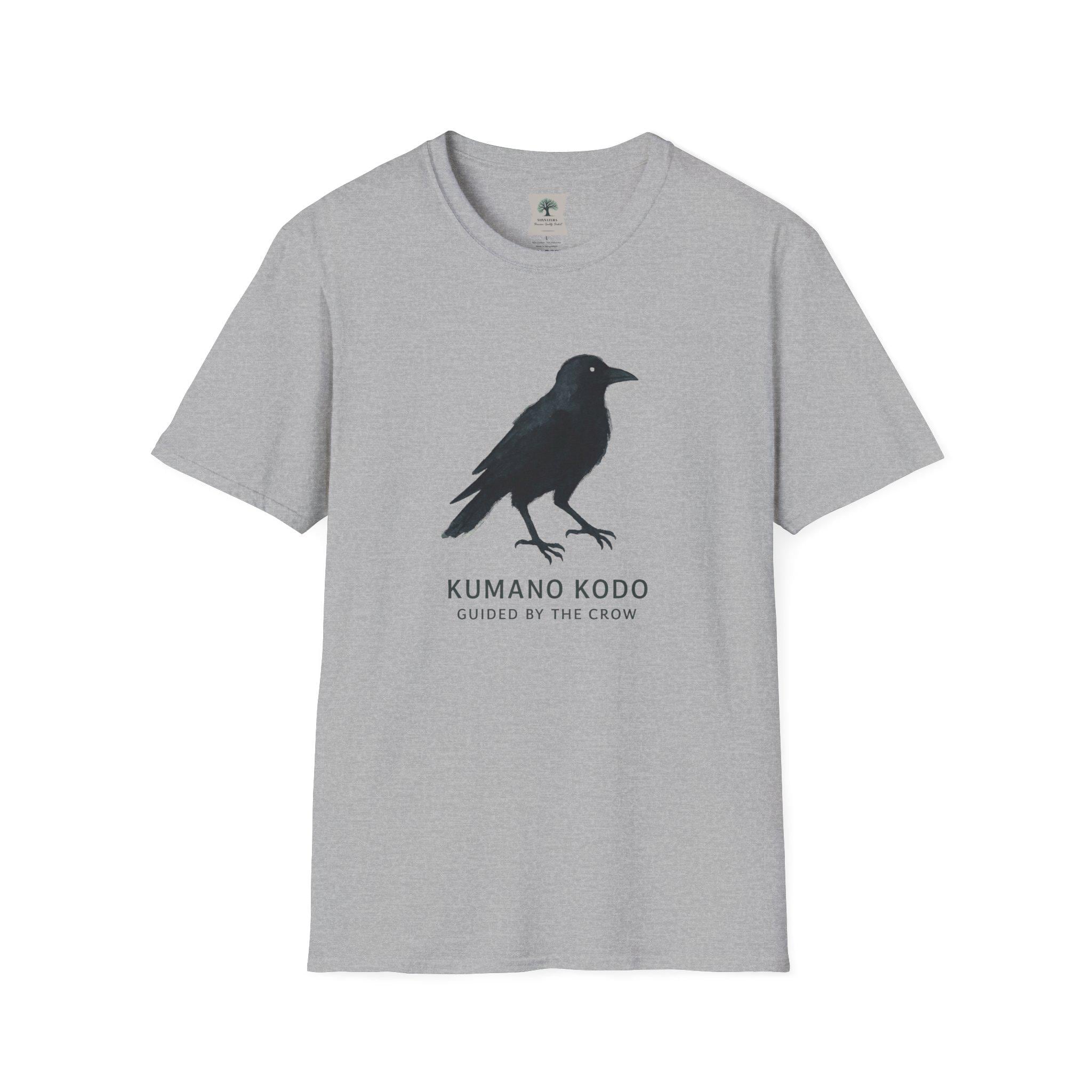 Kumano Kodo Yatagarasu Shirt, Three-legged Crow Watercolor T-shirt