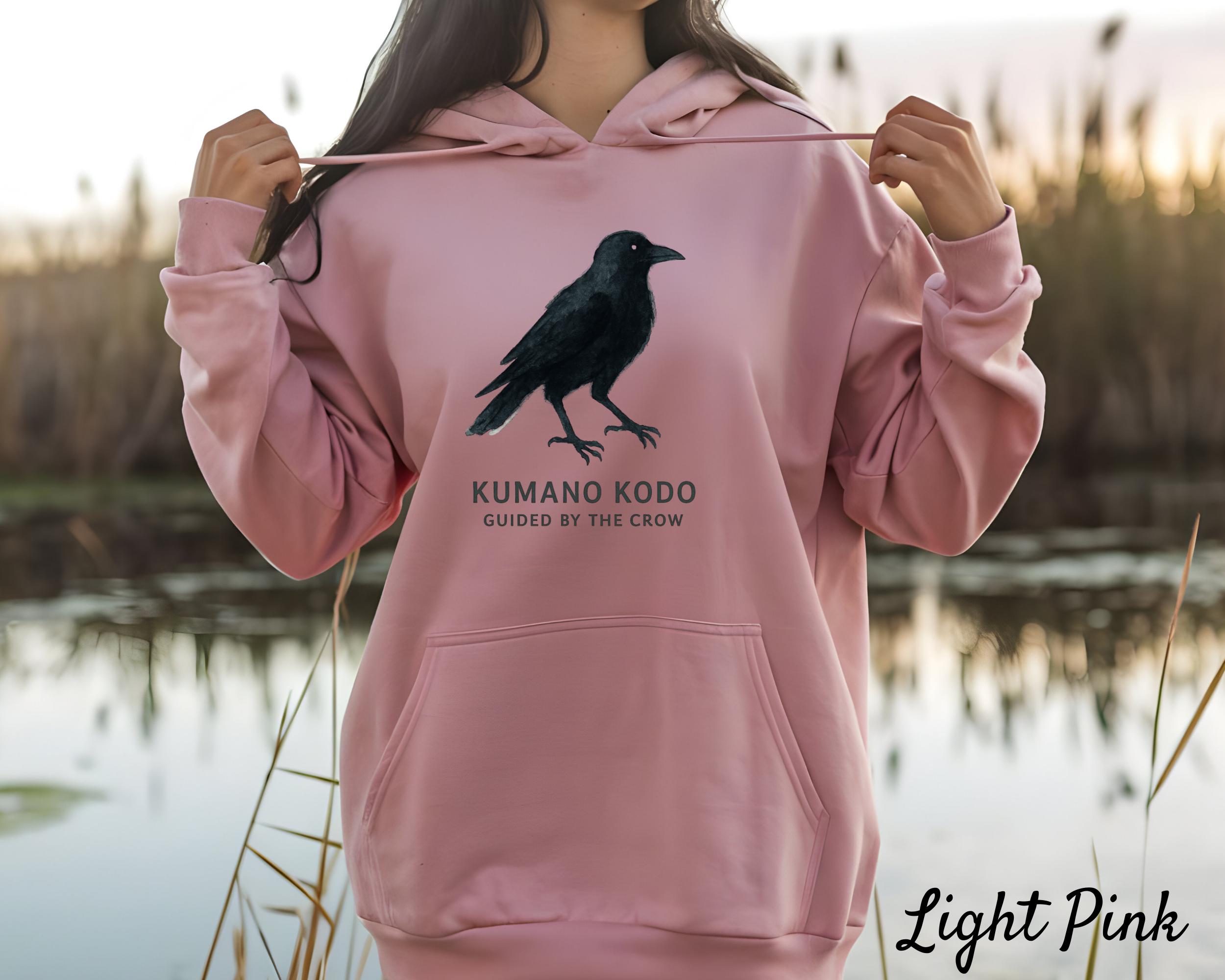 つまよ　友沢こたお kotao Hooded Sweatshirt Kumano Kodo Yatagarasu Hoodie, Three-legged Crow Watercolor Hooded