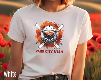 Park City Utah Ski T-Shirt, Winter Apparel, Mountain Life Gift