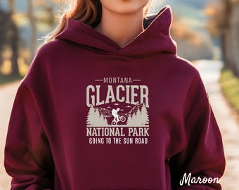 Moletom com capuz Going to the Sun Road Glacier Park / Moletom Montana MTB