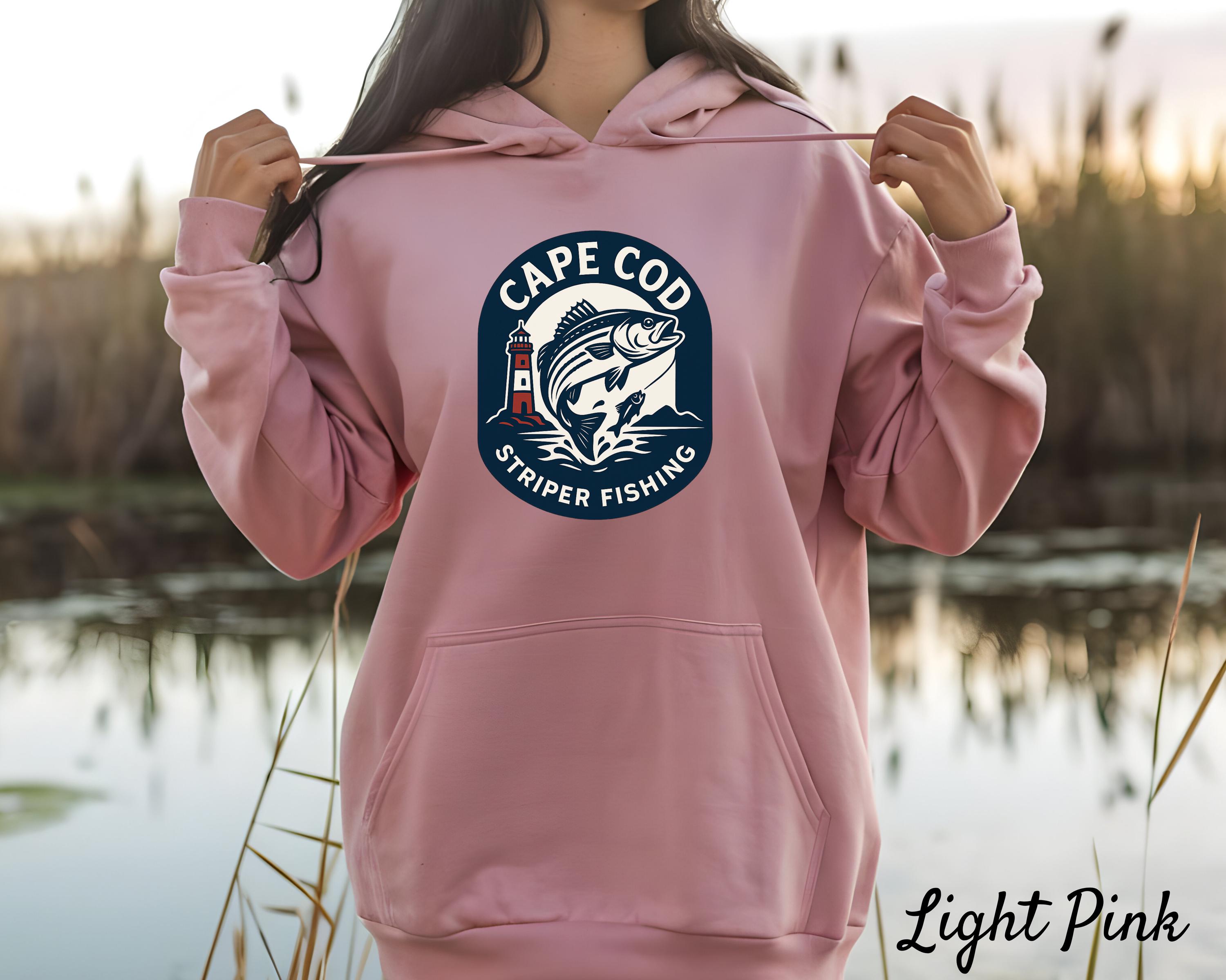 ■マコト■Cape Cod Boat Yard Co. ストライプパーカー Cape Cod Striper Fishing Hoodie | Striped Bass Lighthouse Pullover