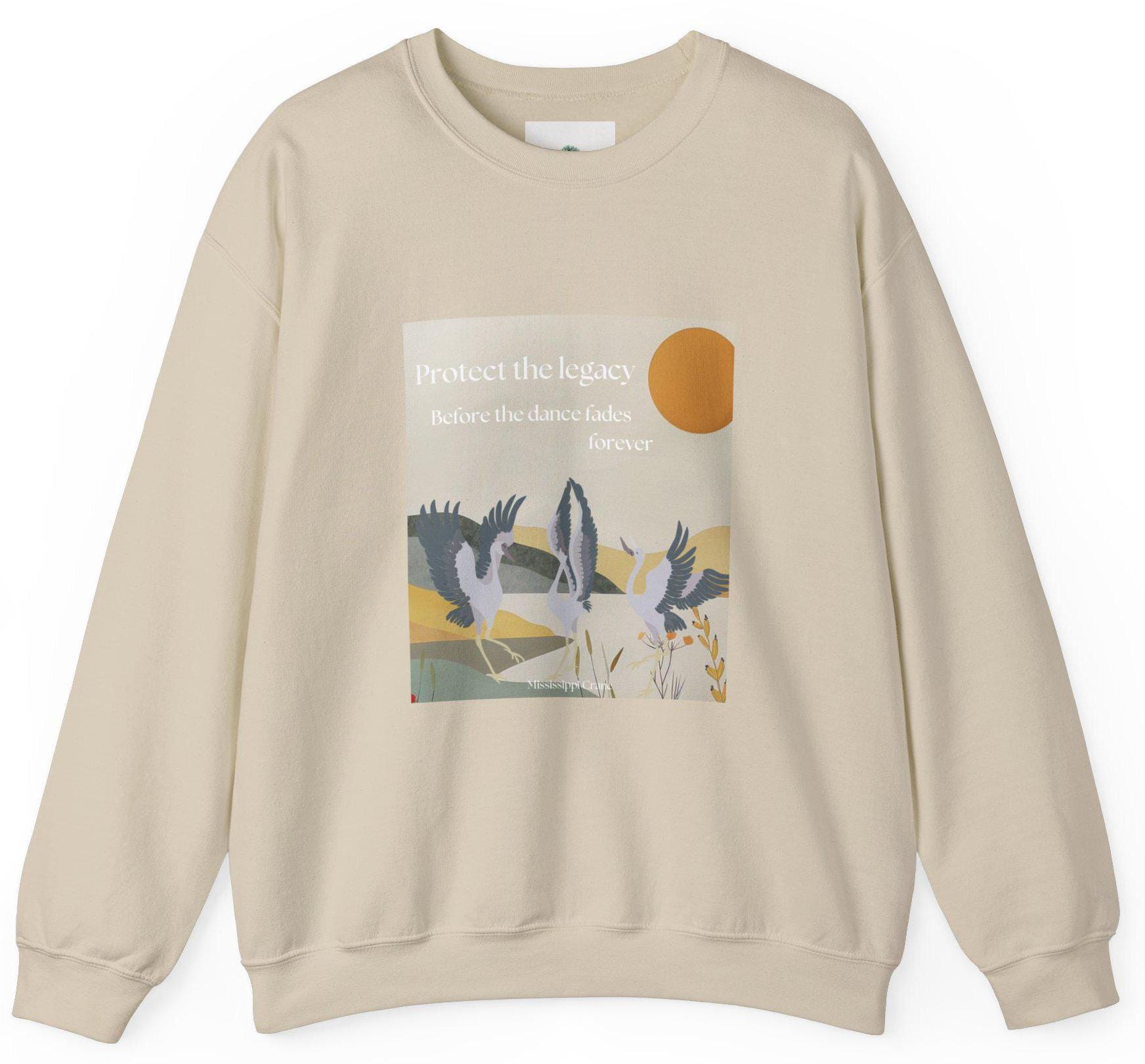 Dancing Mississippi Sandhill Cranes Shirt  Protect the Legacy Conservation Design Gift for Bird Lovers