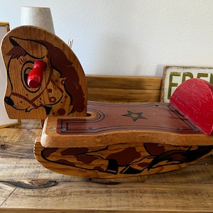 Vintage Kids rocking horse
