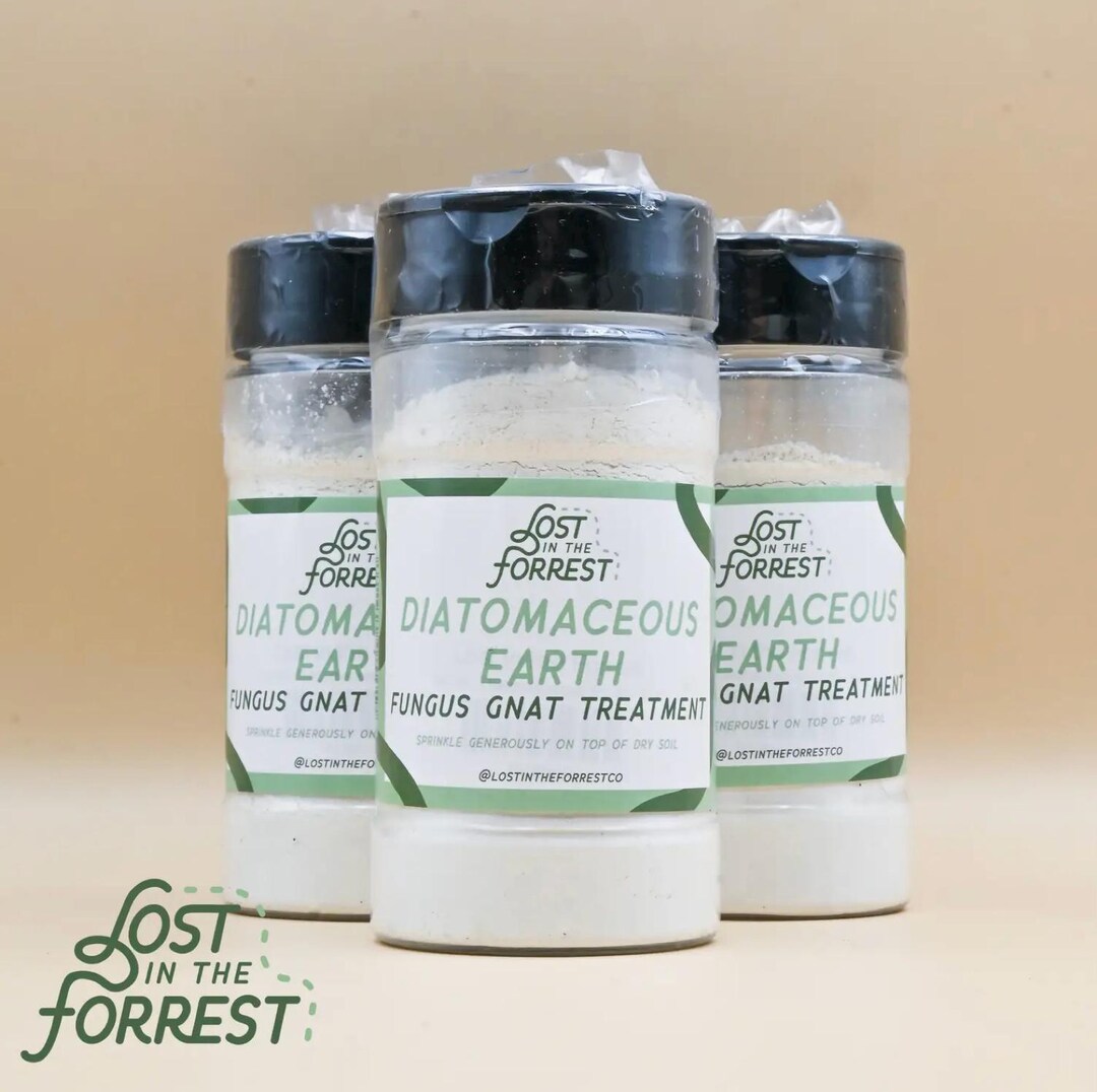 Fungus Gnat Powder Treatment for Houseplants. Organic, Oil Based, Works ...