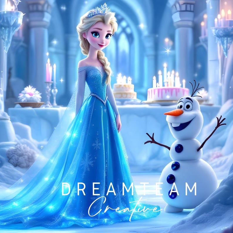 Elsa Train Frozen Birthday Video Invitation: Elsa & Olaf Animated Evite (MP4 ...