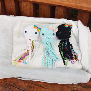 Jellyfish crochet pattern,Jellyfish amigurumi pattern, crochet pattern, Animals crochet pattern, no sew crochet, plush Crochet, PDF tutorial