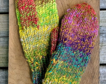 Hakone Bulky Knit Mitten Pattern