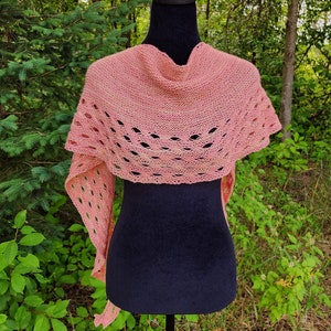 Peach Shawl Scarf