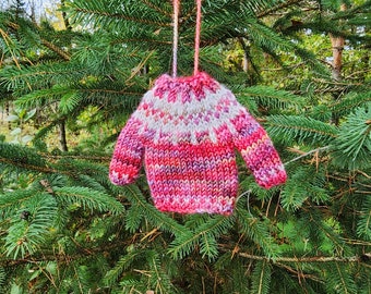 Mini Sweater Ornament New Colors