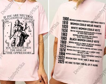 If You Are Neutral In Situations Of Injustice png, Liberal Feminist Human Rights, Burn Witches png, Social Justice Digital, Feminist Gift