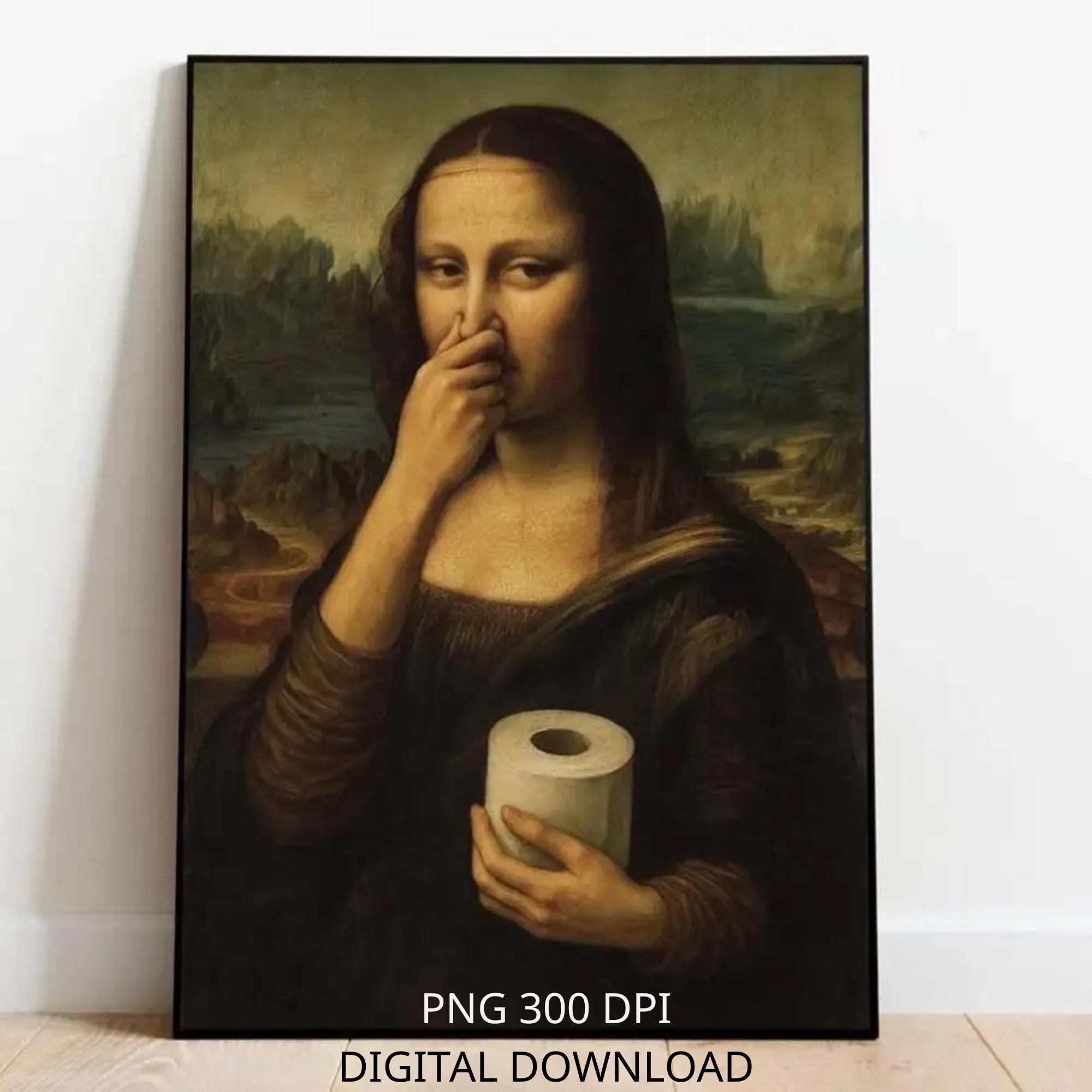 Funny mona lisa - Etsy 日本