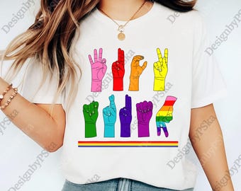 F*ck Trump Sutil Anti Trump PNG, Signo de mano ASL para mujeres SVG, Descarga digital, Prenda para activistas PNG