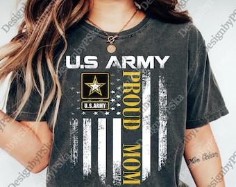 Vintage U.S. Army Mom png, Proud Army Mom Digital, Military Mom png, Proud Army Family Digital Download, Soldier Mom png, Family Member