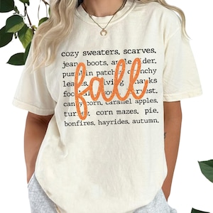 Fall Glitter Script PNG, Autumn Activities Digital Download, Instant Cozy Vibes File